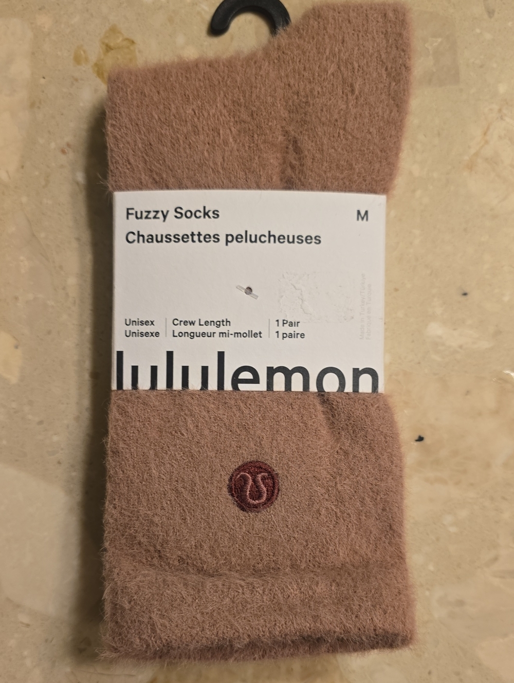 lululemon athletica Fuzzy Crew Socks in Red Clay